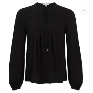Anna Cate Joy Pleated Front Blouse
